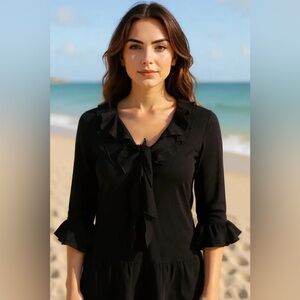 Jones New York Signature Ruffle Top